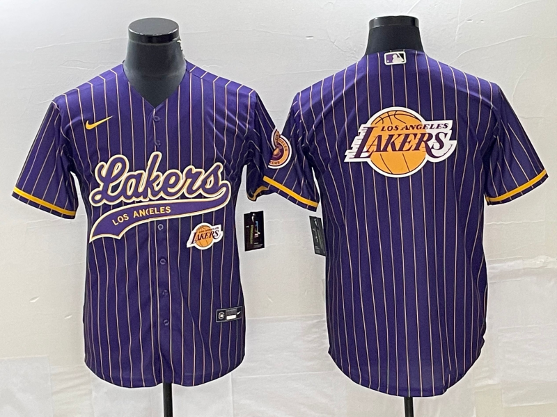 Nike 2023 Men Los Angeles Lakers Blank purple NBA Jersey style 3->los angeles lakers->NBA Jersey